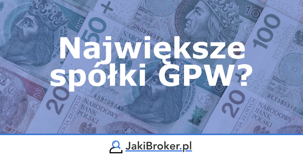 Największe spółki na GPW
